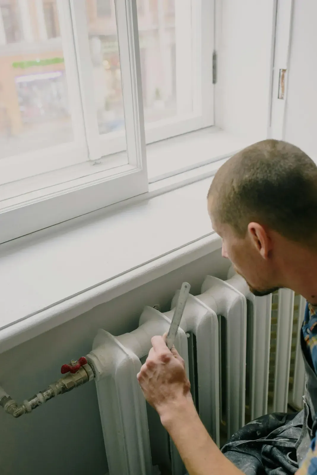 Contrôle d'un radiateur de chauffage central