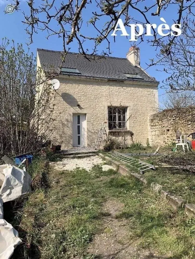 Maison ancienne en pierre avant ravalement de façade